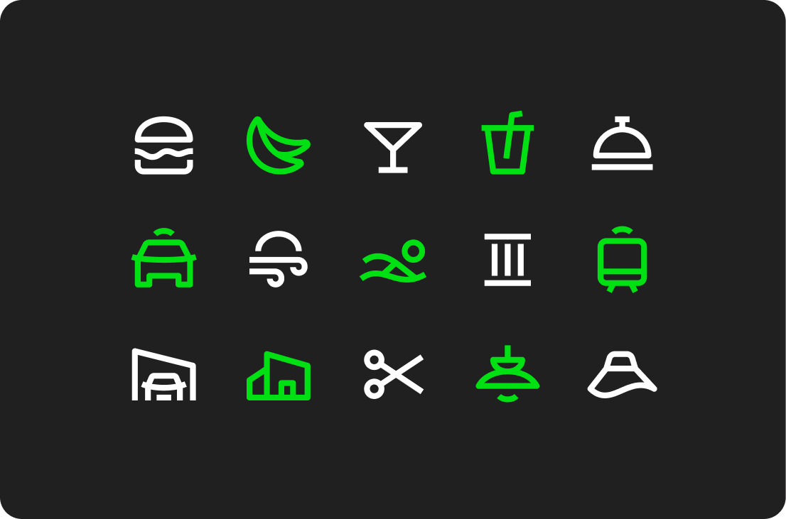 Iconography - Menu decoration